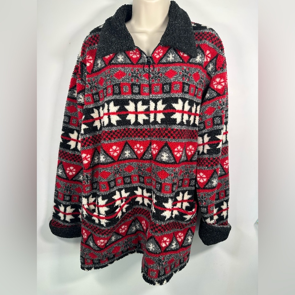 Marisa Christina classics thick fleece oversized jacket size small